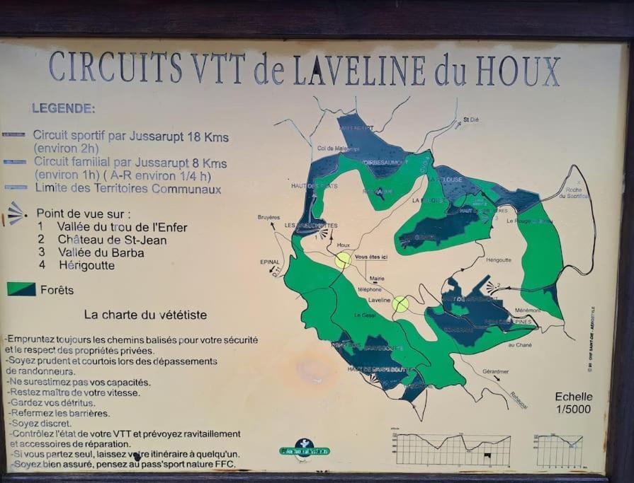 Gite Spa "La Foret Argentee" Proche Gerardmer Laveline-du-Houx エクステリア 写真